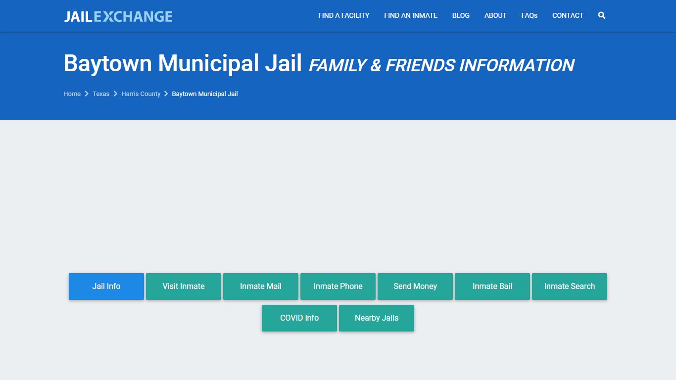Baytown Municipal Jail Visitation | Mail | Phone | Baytown, TX